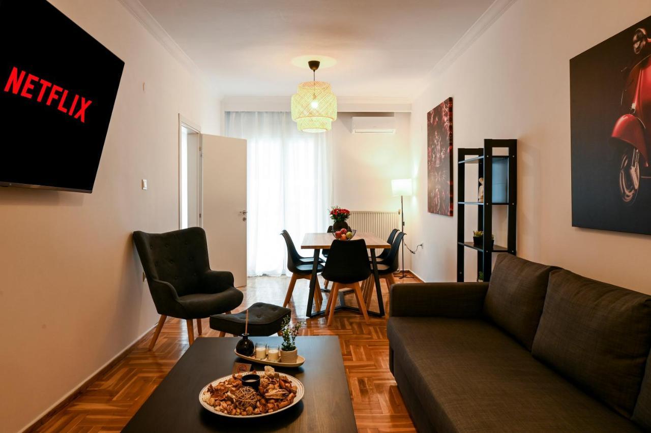 Thessaloniki Center Deluxe Apartment Luaran gambar